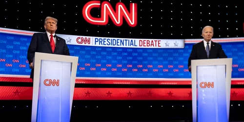 Donald Trump și Joe Biden la prima dezbatere prezidentiala 2024 FOTO AFP jpg