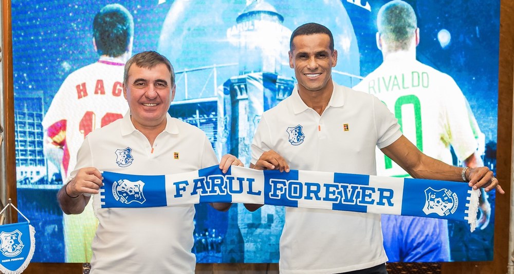 Rivaldo l-a „citit” pe Gică Hagi, partenerul său de la Farul: „Țipă, se ceartă, dar așa e el”