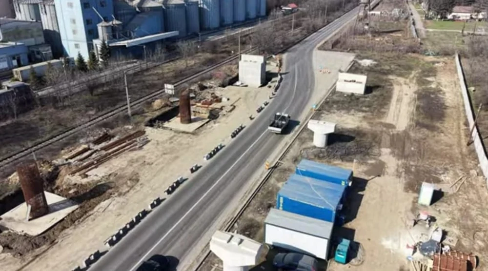 Imagini cu lucările la lărgirea Centurii București, pe sectorul DN2 – A2