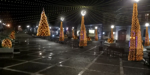 Brazii de Crăciun de la Râşnov au fost furaţi FOTO Bună Ziua Braşov