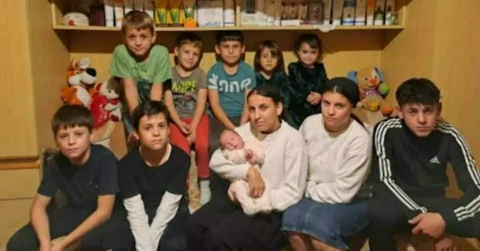 Doi români cu numeroși copii sunt părinți model pentru italieni / Sursa foto: Rotalianul.ro