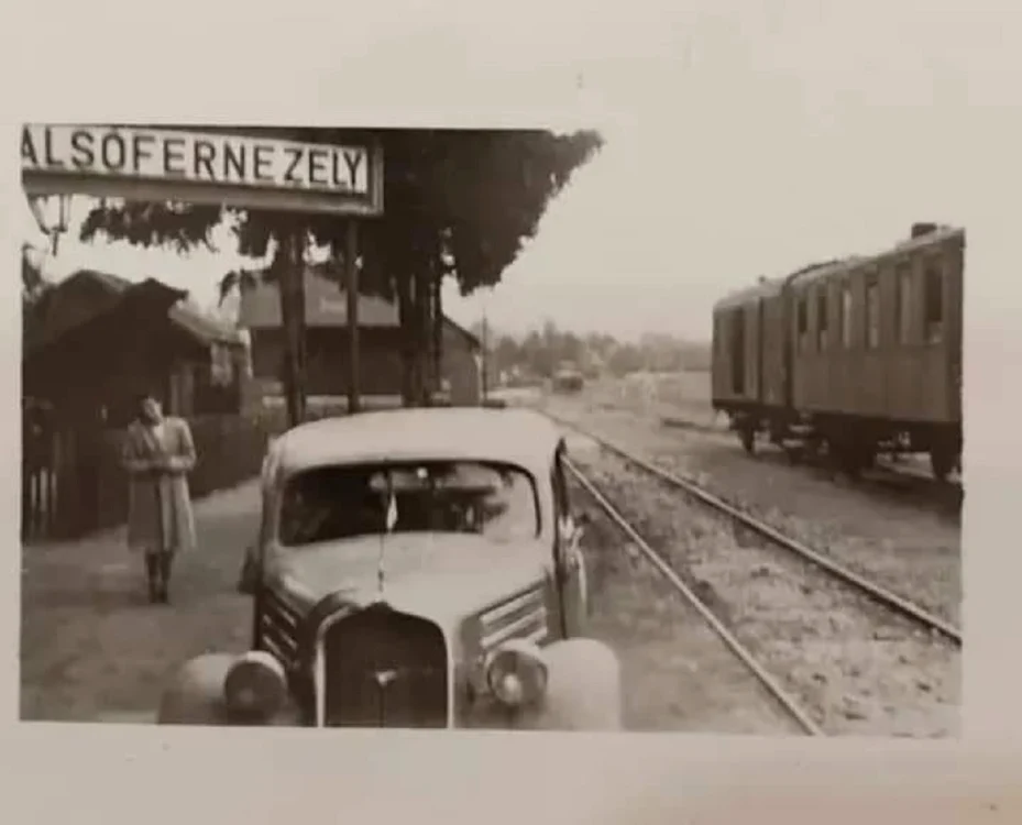 Stația CFR din Ferneziu - anii 1948 FOTO Facebook Ferneziu - Fernezely - Fernsee, real history