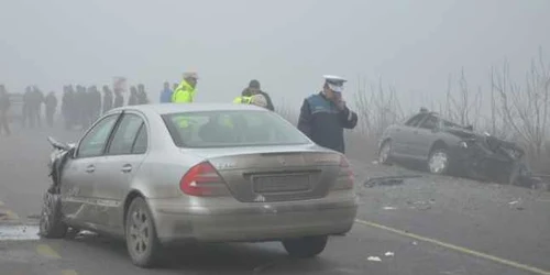Imagini de la accidentul in care a fost implicat Silviu Lung FOTO Gazeta de Sud