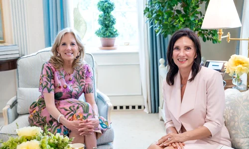 Carmen Iohannis si Jill Biden la Casa Alba 2024 instagram (4) jpg