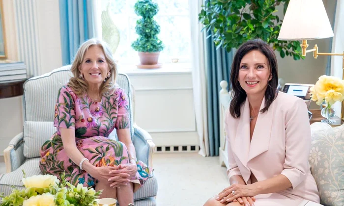 Carmen Iohannis si Jill Biden la Casa Alba 2024   instagram (4) jpg