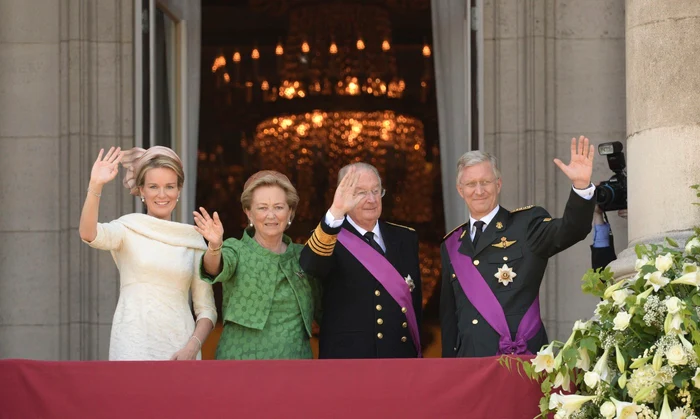 Regina Paola și Regele Albert al Belgiei, alături de Regina Mathilde și Regele Philippe, februarie 2013 profimedia 0589878952 jpg