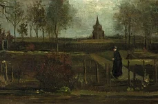 800px Van Gogh   The Parsonage Garden at Nuenen jpg