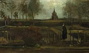 800px Van Gogh   The Parsonage Garden at Nuenen jpg