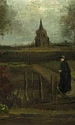 800px Van Gogh   The Parsonage Garden at Nuenen jpg