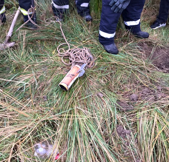 Rachetă de proveniență necunoscută a căzut în Lungești Vâlcea