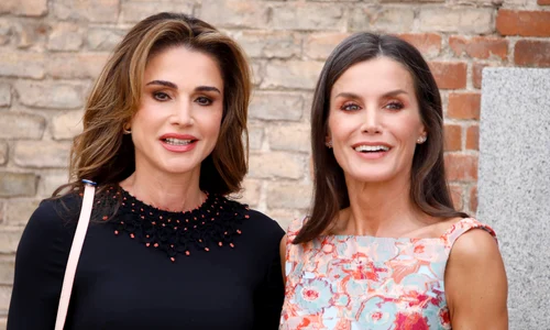 Regina Letizia a Spaniei alături de Regina Rania a Iordaniei, Profimedia (6) jpg