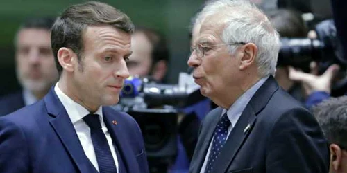 josep borrell si emmanuel macron foto epa efe