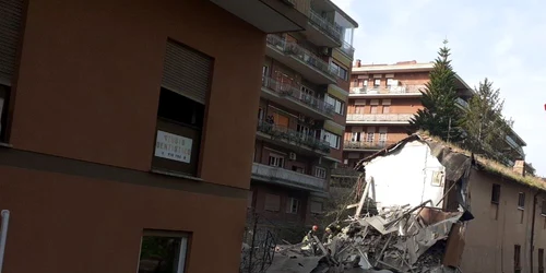 Explozie în Roma Foto Vigili del fuoco jpg