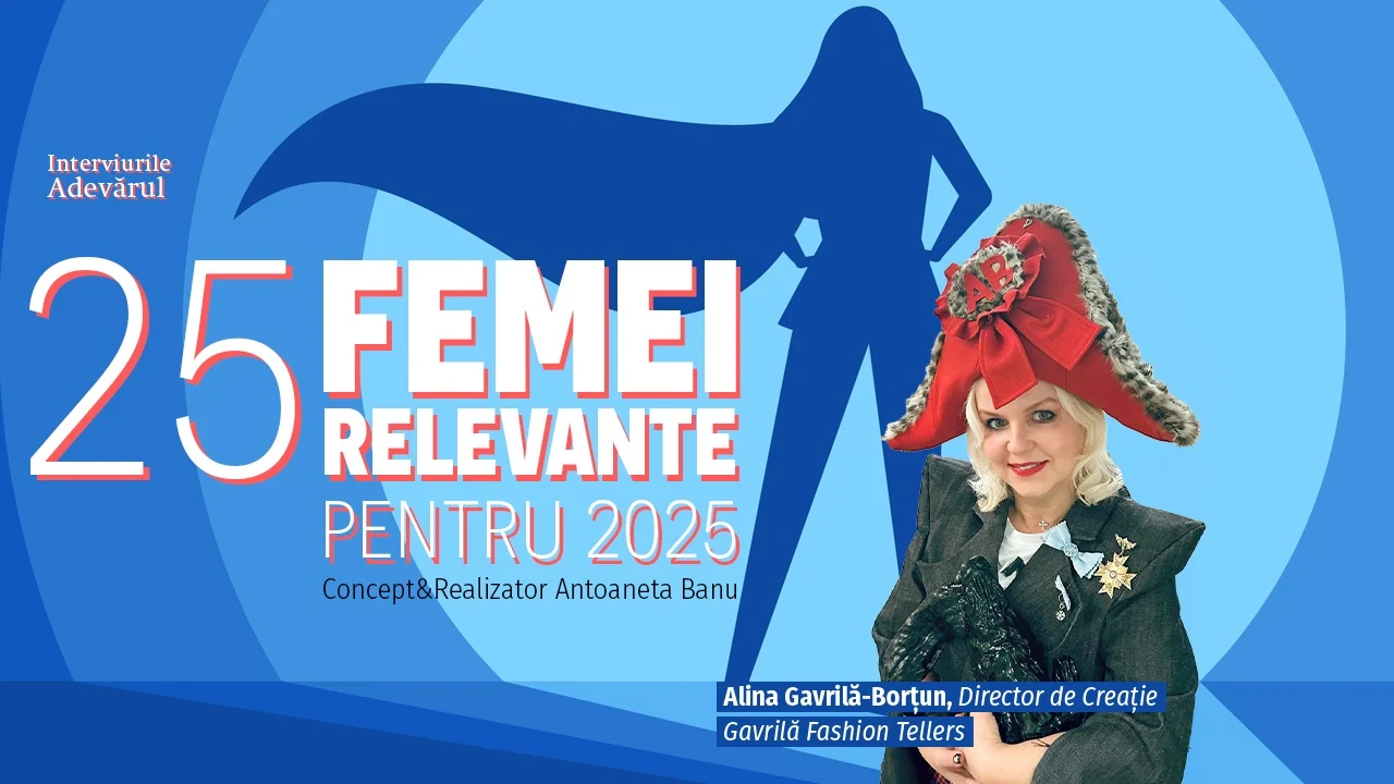 25 de femei relevante pentru 2025: Alina Gavrilă Borțun, director de creație „Nu pot să muncesc și să trăiesc fără să mă distrez. Vreau să fiu prezentă acum și în viitor”