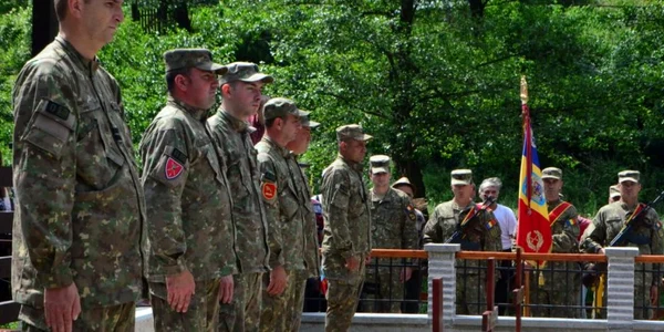 Ceremonial militar pentru înhumarea soldaţilor necunoscuţi căzuţi în Primul Război Mondial în luptele de pe Valea Oltului Foto Florin Epure