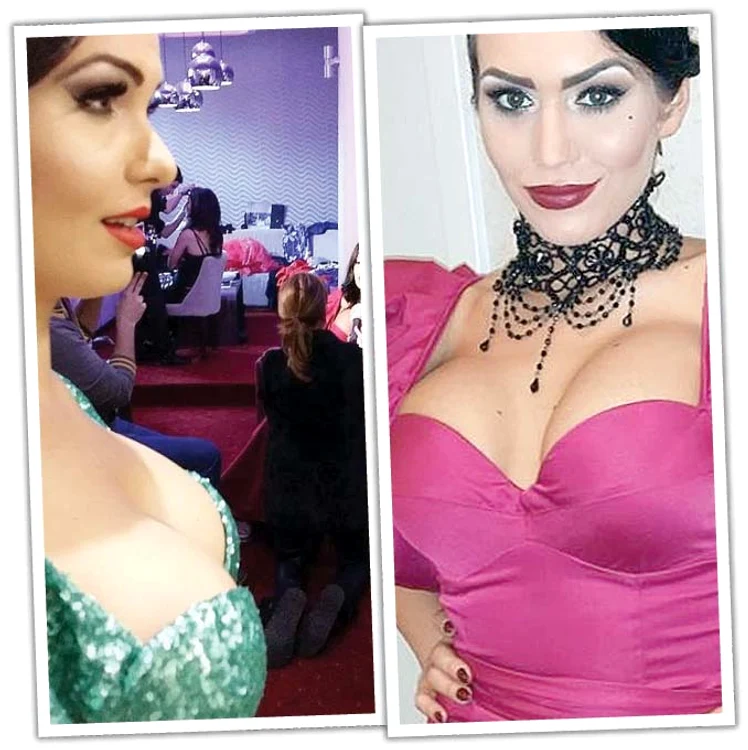 Deea şi Margherita au făcut schimb de rochii la o şedinţă foto