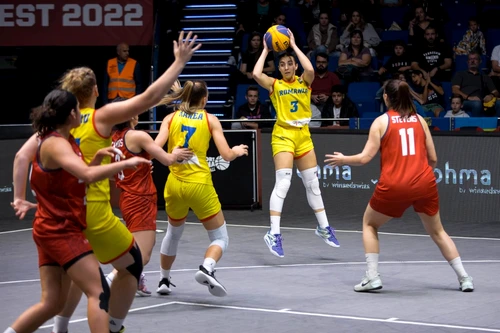 Naționala feminină a României în acțiune la Mondialele 3x3 Under 23