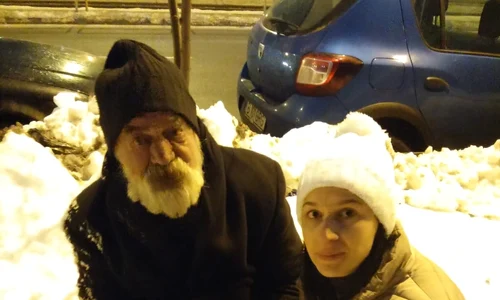 Eliza, în timpul unei ierni în care oferea ceai cald și mâncare oamenilor străzii jpeg