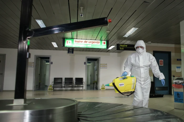 Aeroportul Otopeni a luat măsuri speciale de igienizare