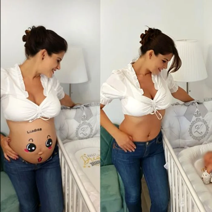 Geanina Lungu și soțul ei au dat petrecere când au aflat că vor avea un băiețel