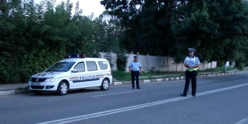 Poliţiştii au făcut cercetări la faţa locului 