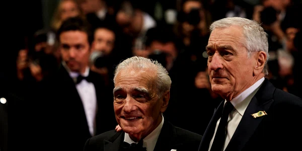 Martin Scorsese si Robert de Niro la Festivalul de Film de la Cannes FOTO AFP jpg