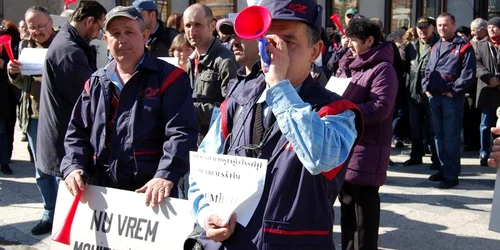 Protestul poştaşilor clujeni a durat o oră