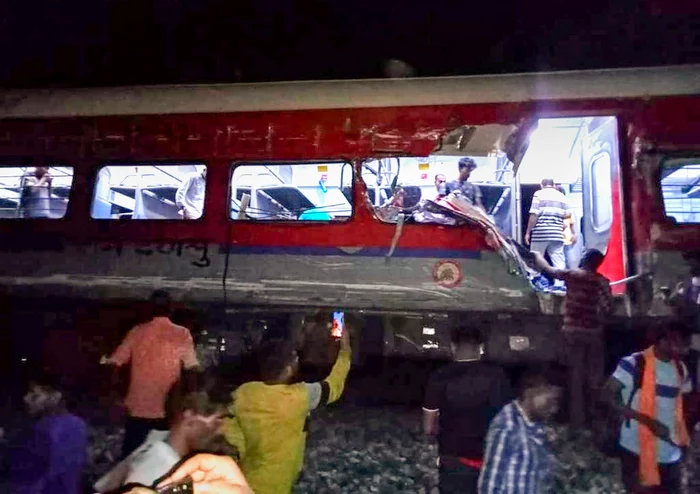 Accident feroviar în India FOTO: Profimedia