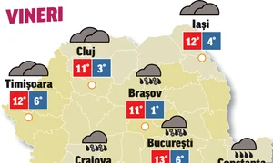 Prognoza meteo 27 februarie anunță că temperaturile sunt în creștere, dar va ploua jpeg