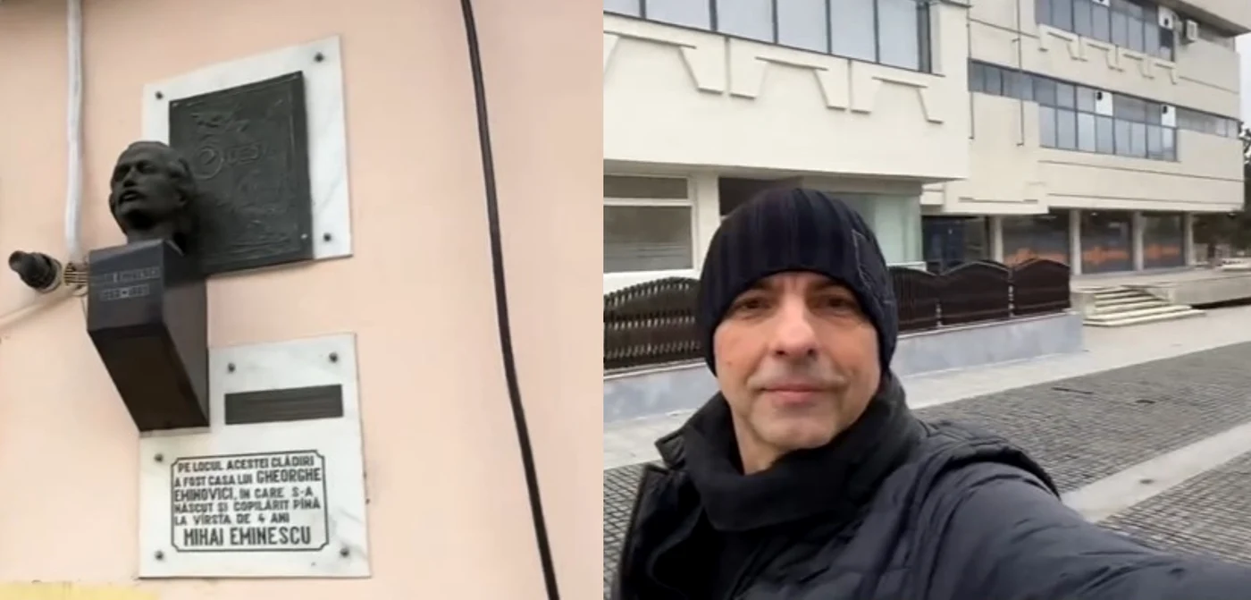 Dan Negru, mesaj trist după ce a văzut locul în care a trăit Mihai Eminescu / Foto: Facebook