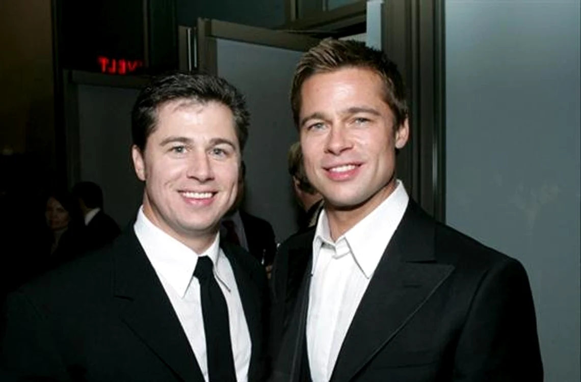 Brad Pitt și Doug Pitt sunt foarte apropiați, deși au stiluri de viață diferite.foto: Facebook