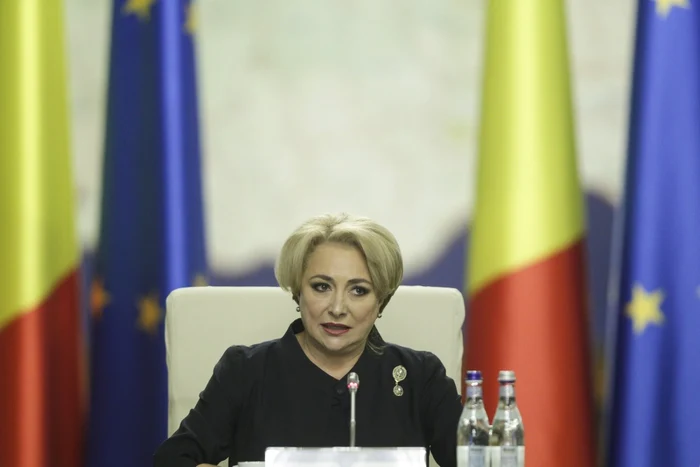 Viorica Dancila la prima sedinta. FOTO Inquam Photos/Octav Ganea