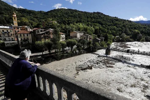 Furtuna Alex a lovit Franţa şi Italia. FOTO EPA-EFE