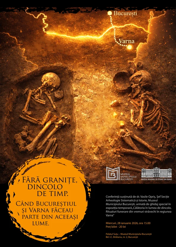 Conferința „Fără granițe, dincolo de timp. Când Bucureștiul și Varna făceau parte din aceeași lume”, la Palatul Suțu