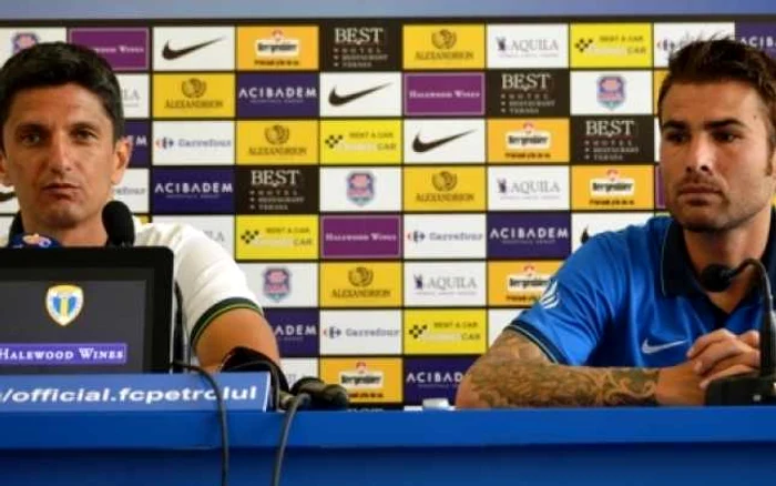 Lucescu şi Mutu au anunţat că vor aborda cu prudenţă partida cu Flamurtari. FOTO fcpetrolul.ro