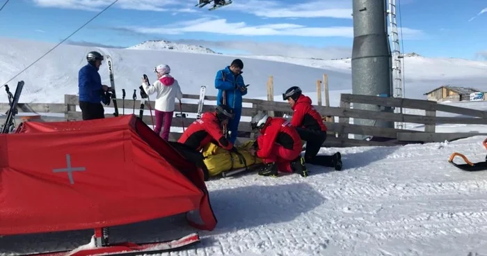 pârtie sinaia foto Nae Cojanu Salvamont Sinaia