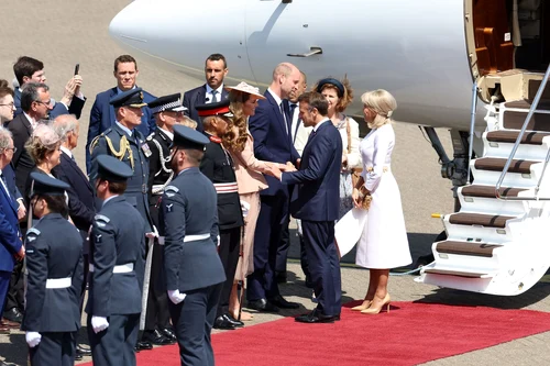 Emmanuel Macron și Kate Middleton