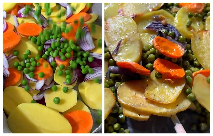 Rețeta vegană / FOTO: Colaj captură video TikTok