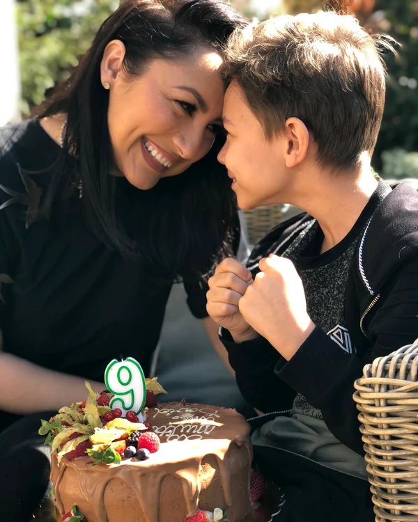 Andra, topită după zâmbetul fiului ei