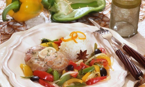 friptura vitel legume orez jpeg