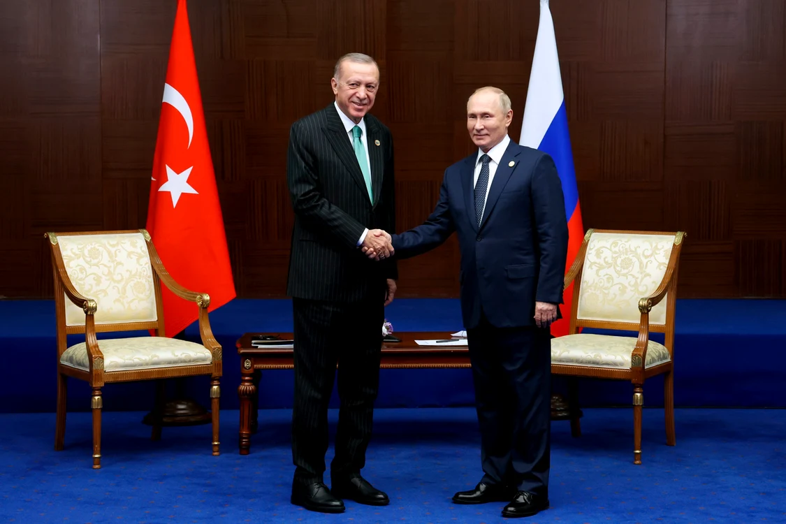 Vladimir Putin l-a felicitat pe Erdogan pentru victoria în alegeri FOTO Profimedia