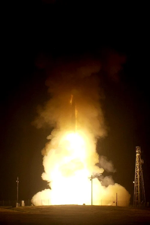 Rachetă balistică intercontinentală Minuteman III FOTO EPA-EFE