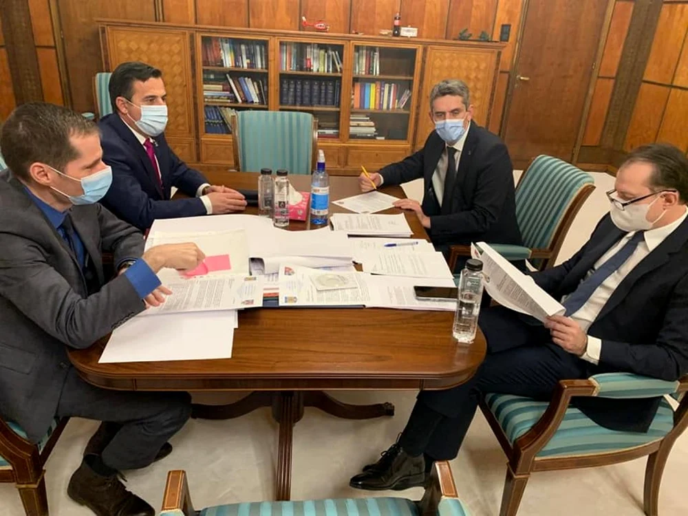 Delegaţia vrânceană condusă de Cătălin Toma a mers la premierul Florin Cîţu