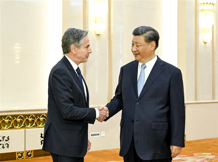 Blinken, primit la Beijing de către Xi Jinping FOTO EPA-EFE