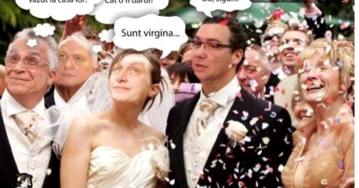 "Nunta" liderilor USL, postată pe Twitter de Elena Băsescu