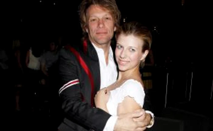 Stephanie Bongiovi şi tatăl său, Jon Bon Jovi. FOTO Getty Images