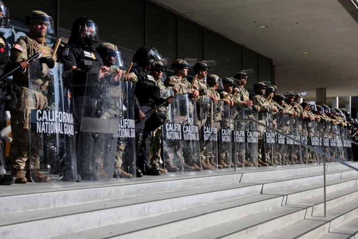 Garda Națională-proteste Los Angeles FOTO EPA-EFE
