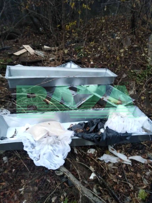 Cadavrele rușilor, aruncate la gunoi în Belgorod FOTO: Twitter NEXTA TV