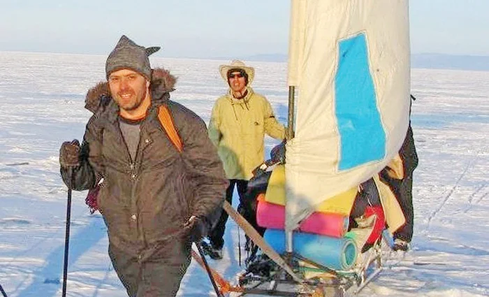 Marius face de multe ori expediții prin zăpada care se găsește din belșug în acea parte a Siberiei