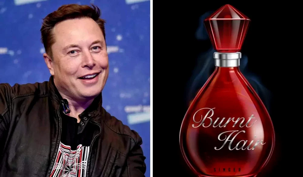 Elon Musk a lansat parfumul Burnt Hair